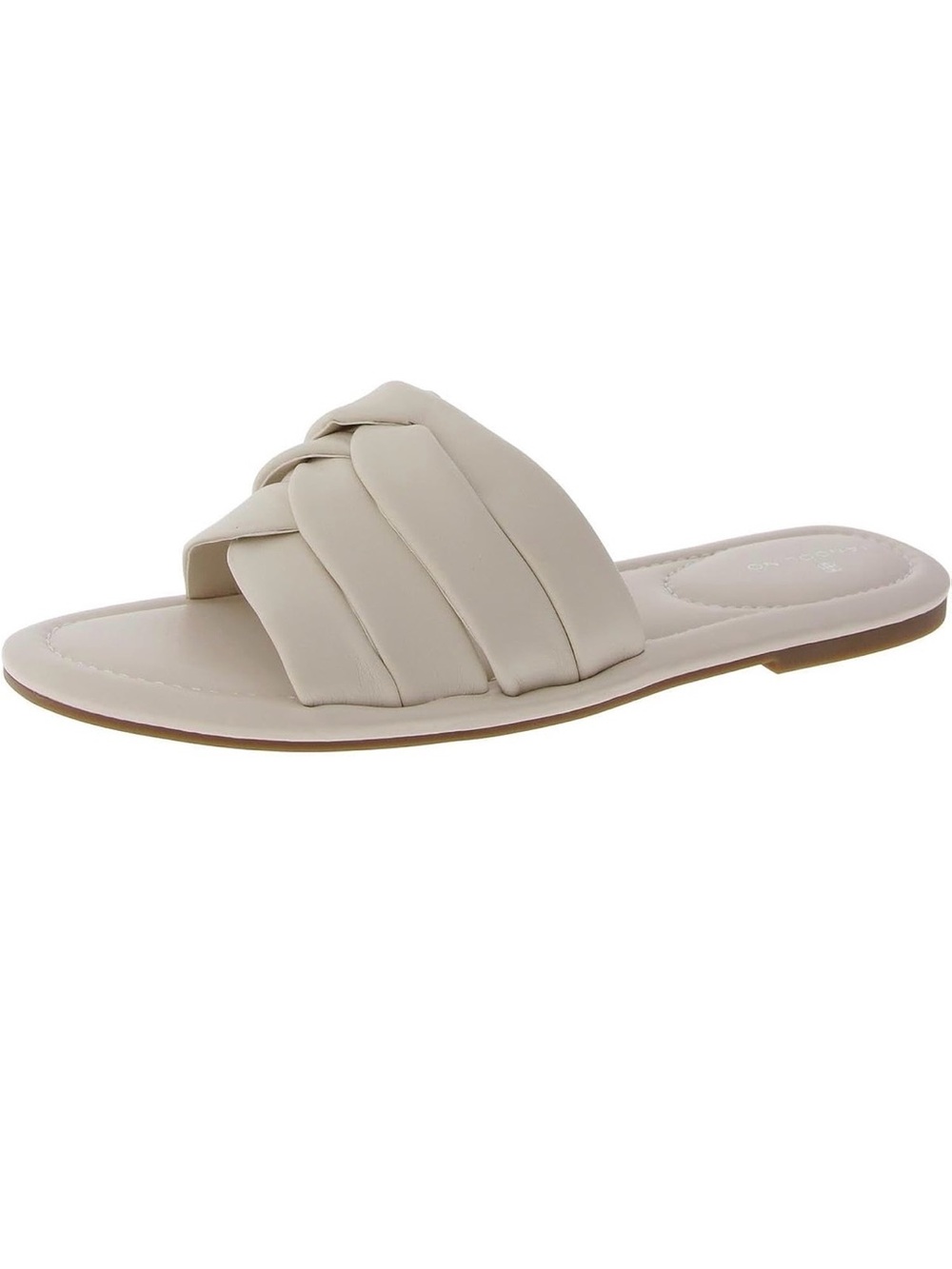 Bandolino Women's Cream Braided Slide Sandal size 8